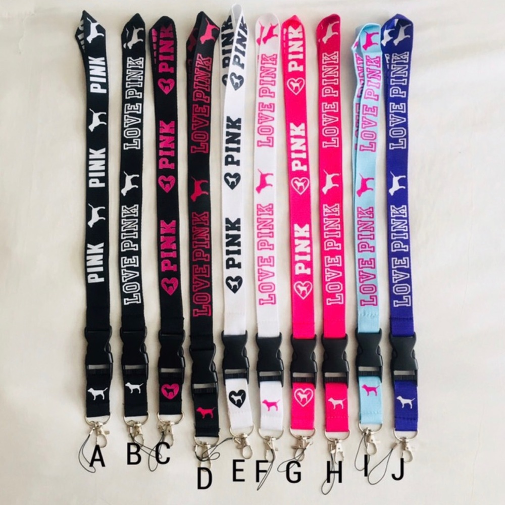 Love pink lanyard 💙